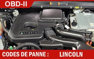 Codes de panne OBD2 Lincoln