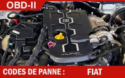 moteur fiat codes de panne