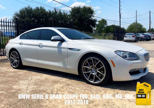 BMW SERIE 6 gran coupe huile 5w-30