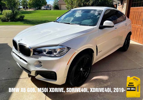 BMW X6 huile 0w-30ll