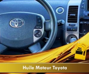 Bannière huile à moteur Toyota
